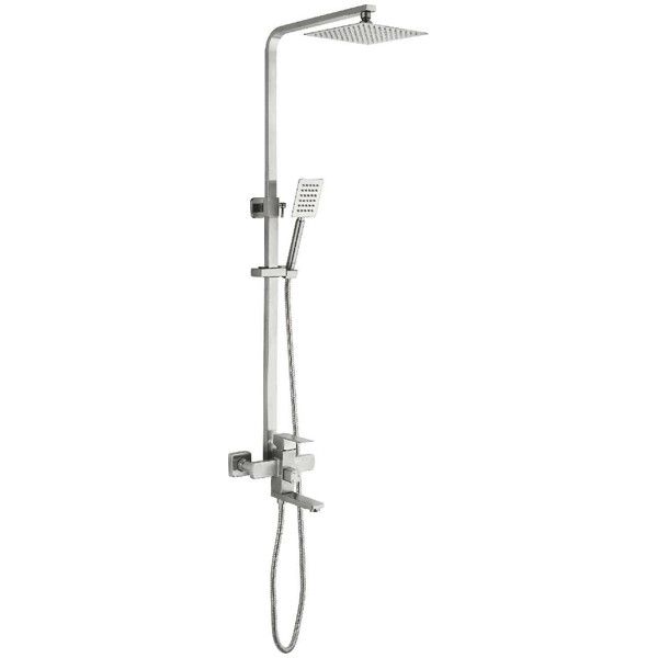 Смеситель с тропическим душем из нержавеющей стали TM Mixxus ТМ Lidz