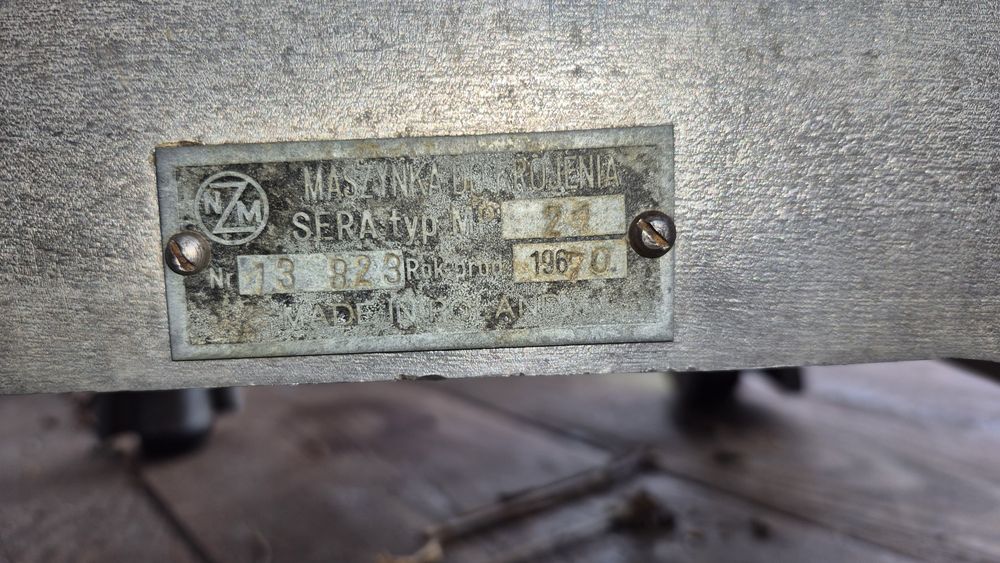 Krajalnica do sera. 1967r