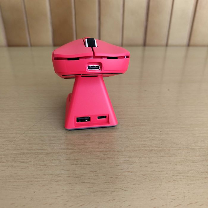 Rato Mouse Wireless Gamer 26 mil DPI Attack Shark X6 Vermelho