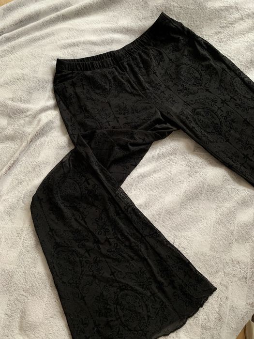 Жіночі мережевні брюки кльош