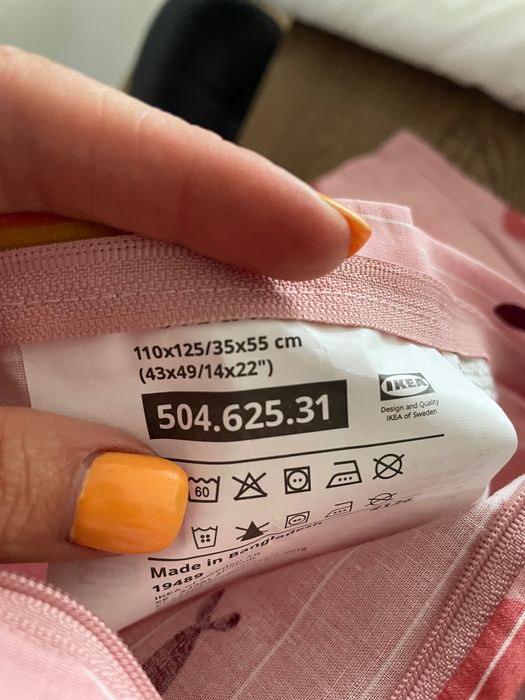 Capa de edredao e fronha de criança