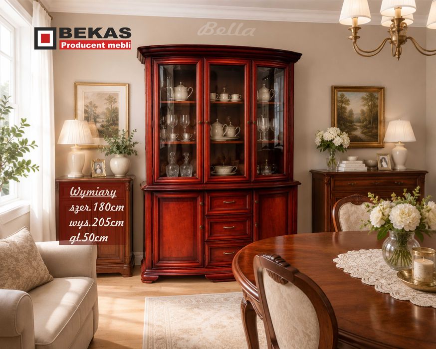 Klasyczna Stylowa elegancka Witryna Bella Producent BEKAS PROMOCJA