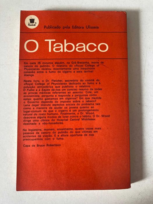 Livro - O Tabaco (ctt editorial grátis)