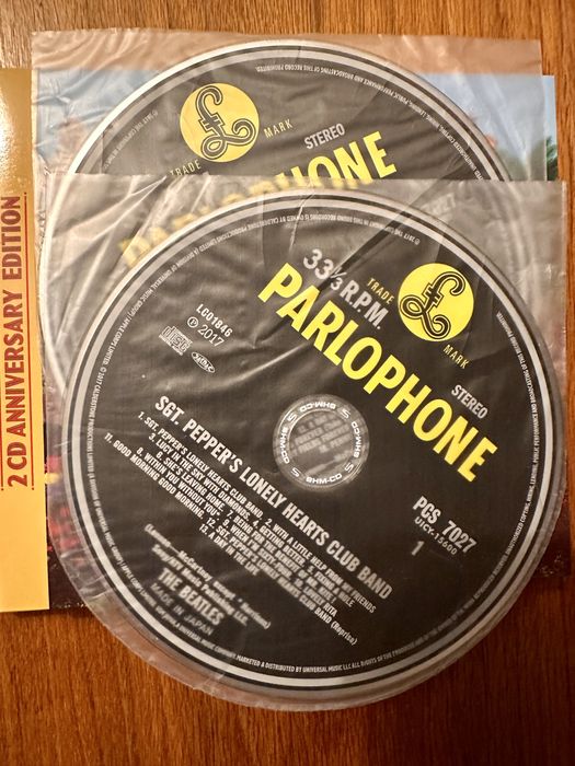 SHM-CD. The Beatles Sgt. Pepper’s. Obi 2 cd. japan