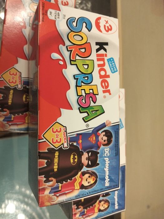 Kinder Surpresa ovos de chocolate colecção Dc comics  - Playmobil