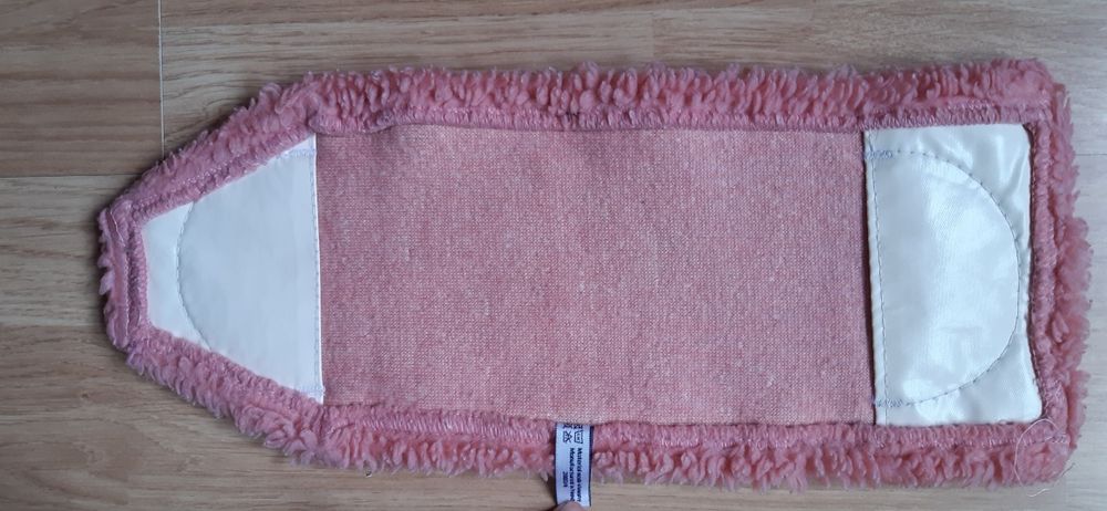 Mop poduszka różowa na sucho Raypath