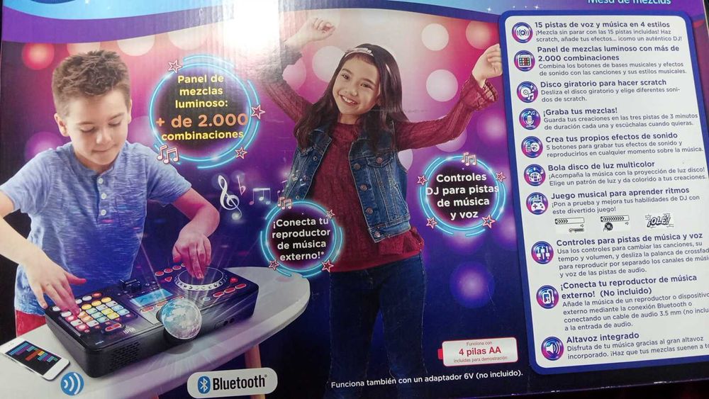 Mesa de Mistura VTech Kidi DJ Mix 10 em 1 – NOVA em Caixa