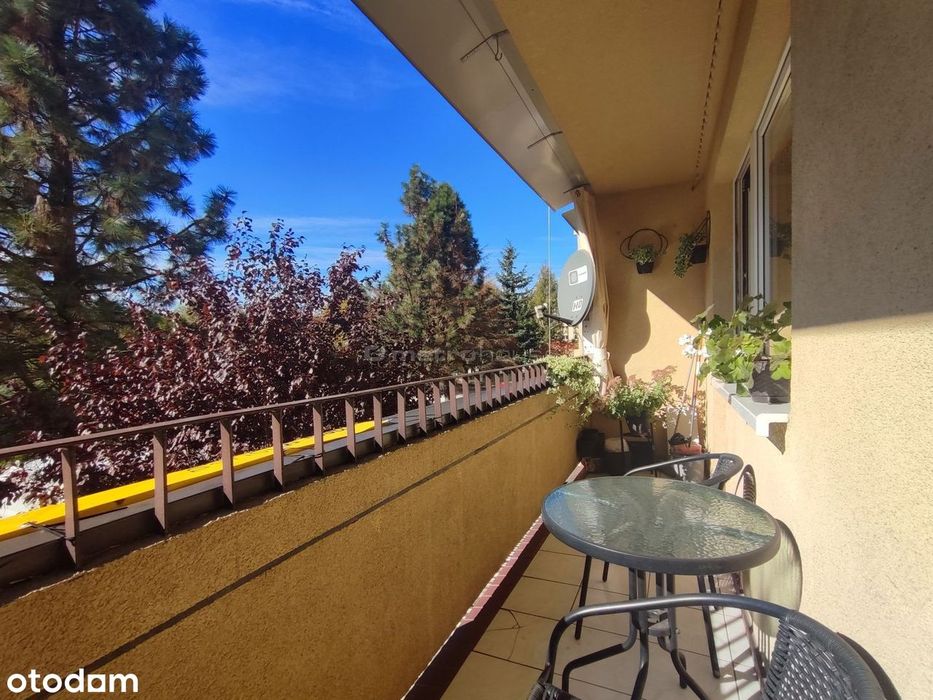 48 m², 2 pokoje, I piętro, balkon i zieleń