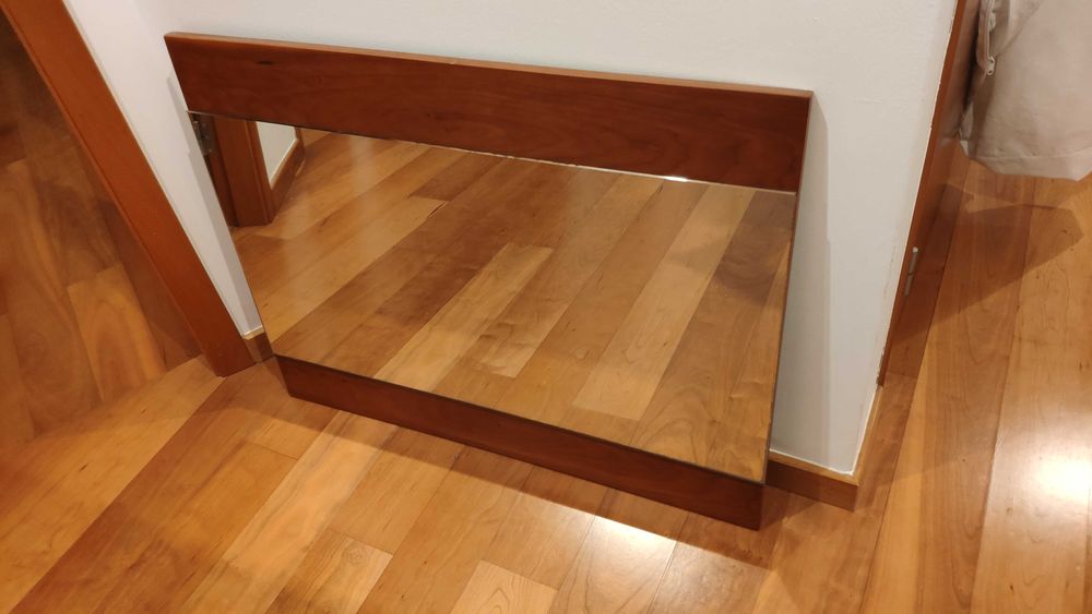 Espelho Decorativo - Madeira Cerejeira maciça