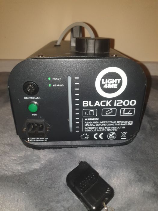 Wytwornica dymu LIGHT4ME BLACK 1200