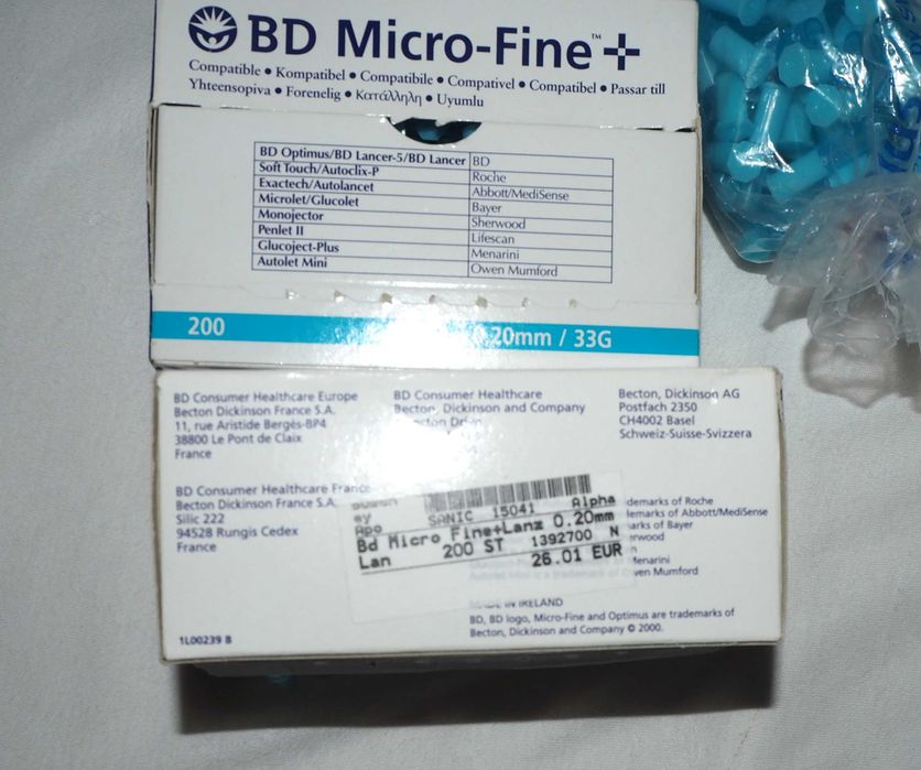 Nakłuwacz  BD i ponad 500 igieł dla diabetyków