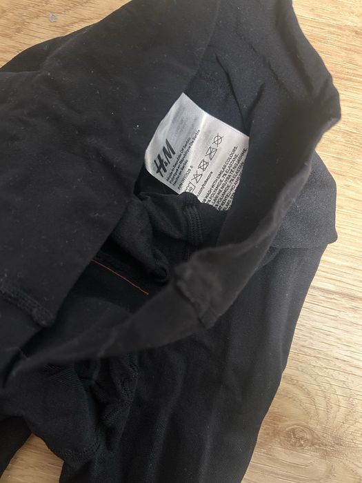 Kryjące czarne rajstopy ciążowe H&M