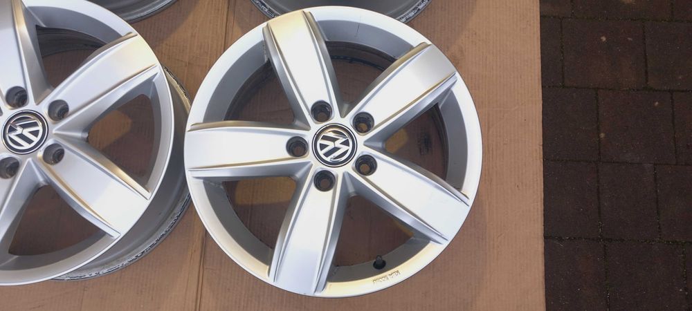 Felgi alu 4x oryg. VW /SKODA/SEAT/AUDI 6.5x16, 5x112, ET48 , Stan bdb