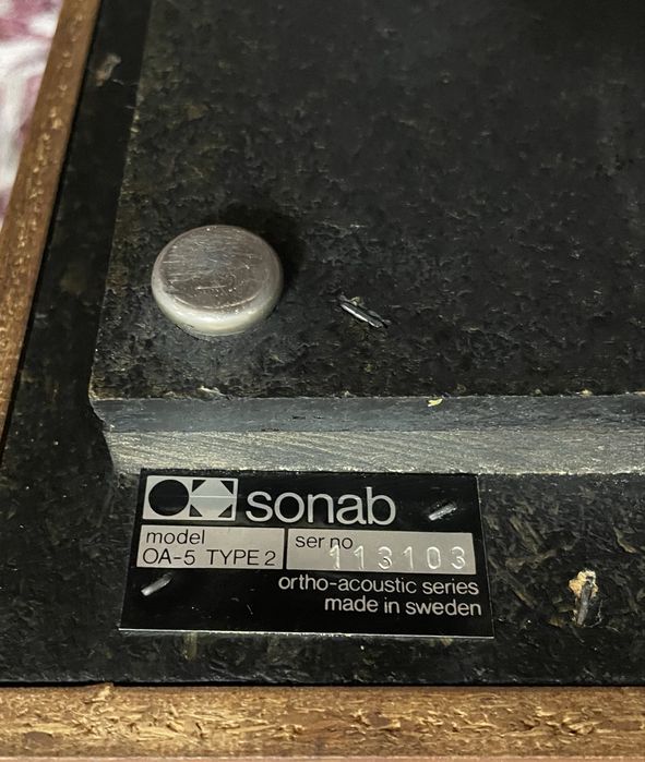 Legendarne SONAB Oa5 mk2 philips 9710 AlNiCo Peerles piękny stan