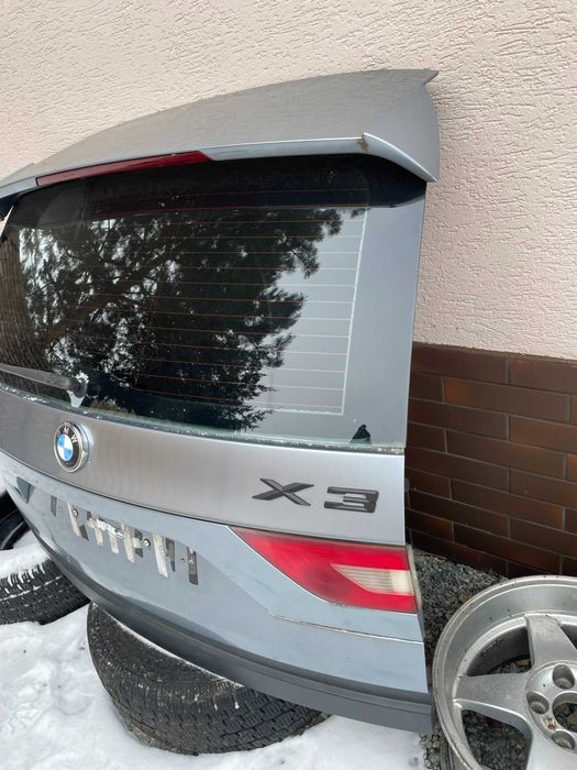 Bmw x3 e83 klapa tył BLUE WATER 896/5 kompletna lampy szyba listwa