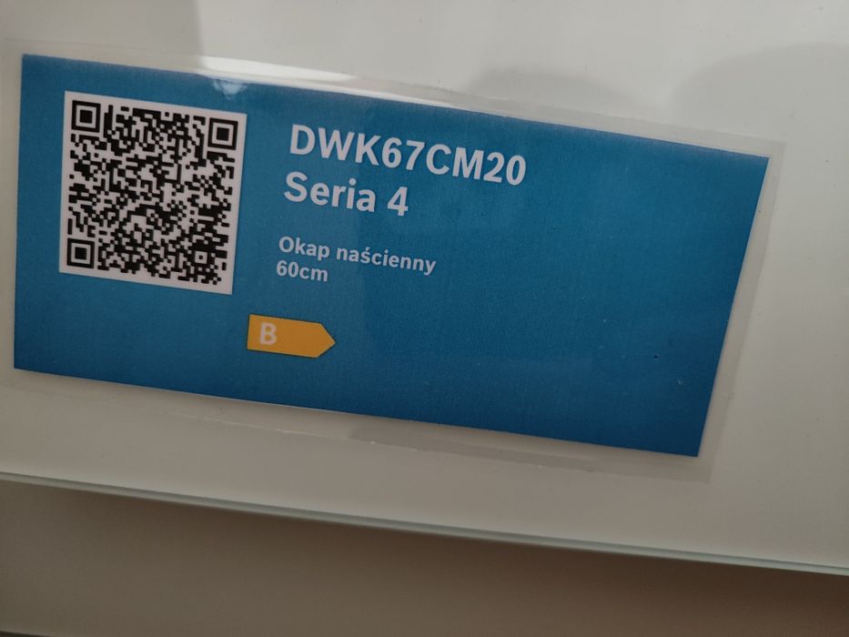 Okap Bosch dwk67cm20