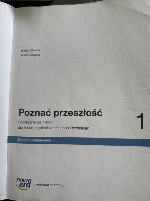 Historia poznać przeszłość klasa 1 technikum liceum
