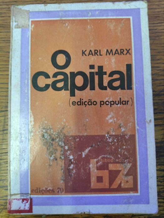 Livro O Capital (Edição Popular) – Karl Marx (1974, 2.ª edição)