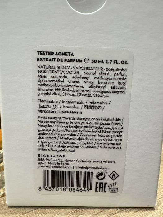 Eight & Bob Agneta Extrait de Parfum 50ml
