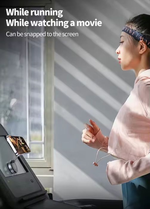 Магнітний тримач для телефону в авто з вакуумним кріпленням 360°