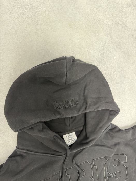худи Vetements Paris XXL 2024 Hoodie M L balenciaga rick owens