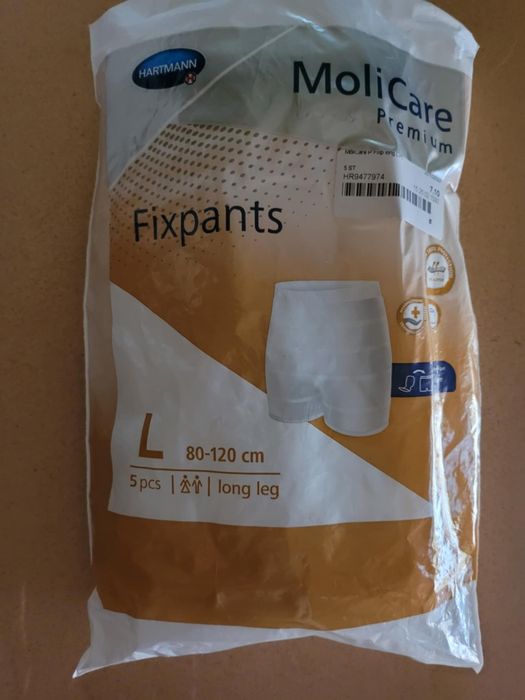 Elastyczne majtki mocujące z krótkim nogawkami