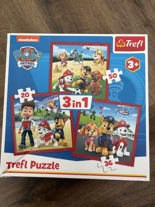 Puzzle trefl psi patrol 3w1