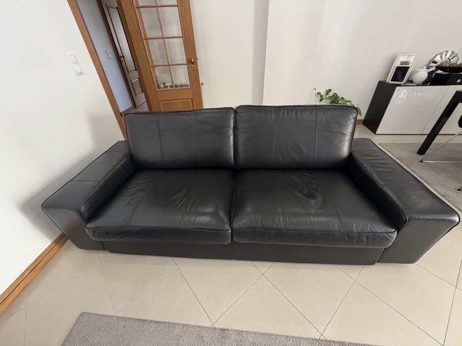 Vendo sofa Ikea Kivik 3 lugares em pele