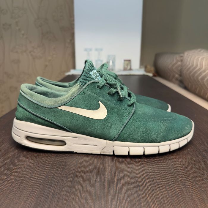 Nike Stefan Janoski зелені кросівки з замші розмір 42