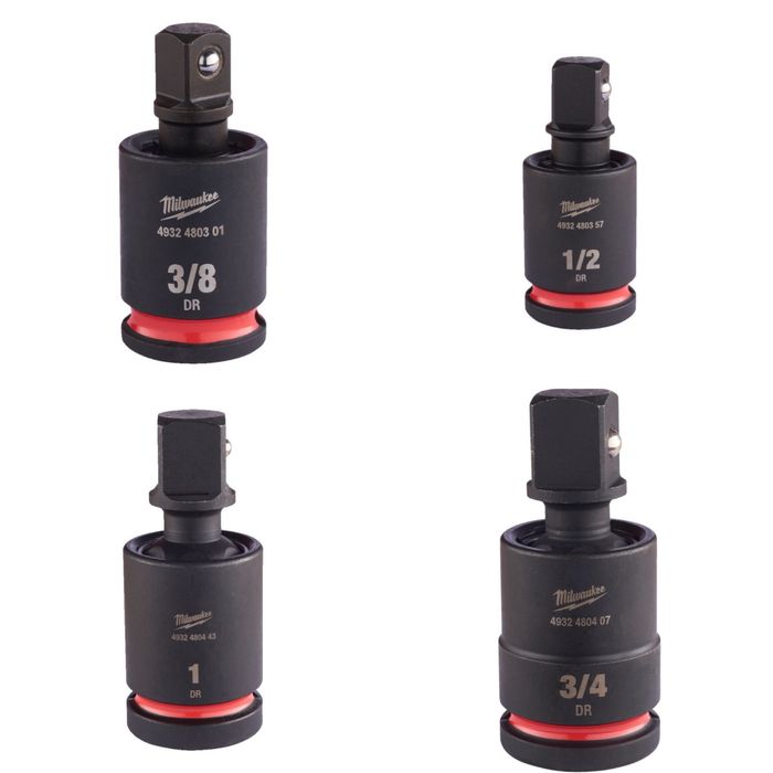 Перехідник, кутовий шарнірний Milwaukee для головок 3/8, 1/2, 3/4, 1 “