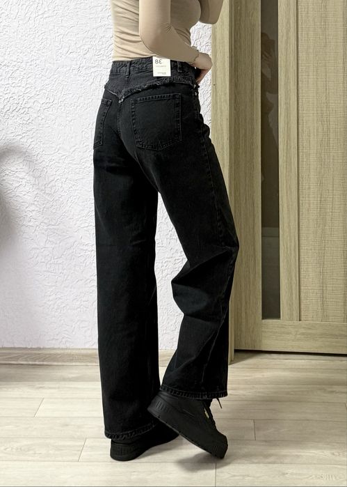 Джинси джинсы reserved 36,38,40,42  S M L XL wide leg straigt