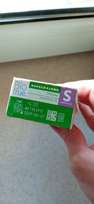 Продам контактні лінзи Baush+Lomb Bio True