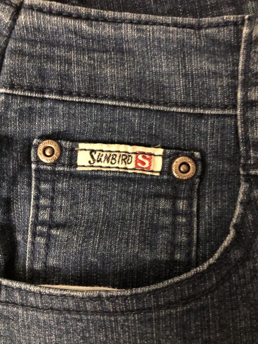 Jeansy z wysokim stanem rozmiar 34 bawełna 100%