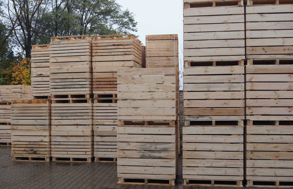 SKRZYNIOPALETY uniwersalne 1200X1000X900 - DOSTĘPNE od ręki