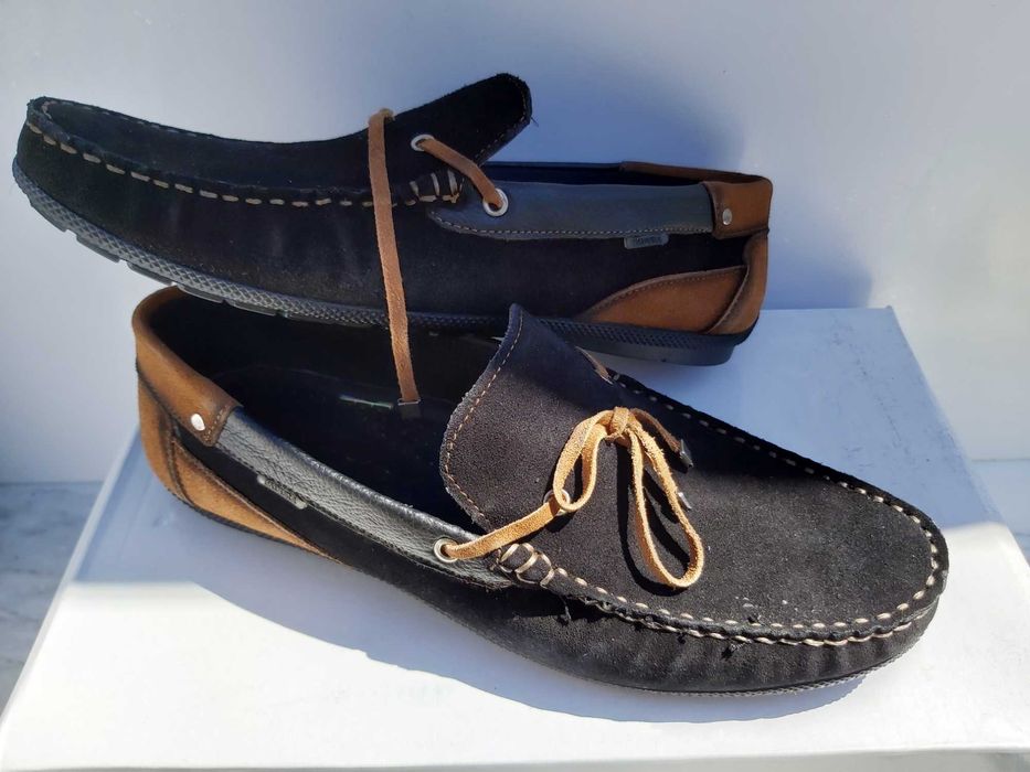 Mokasyny zamszowe BADURA sneakersy trzewiki 41