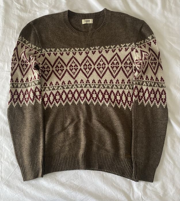 Мужской джемпер Colin’s коричневого цвета