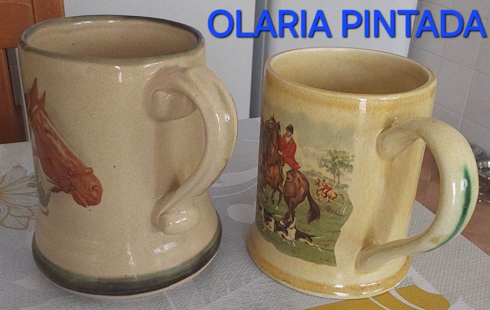 CANECAS COLECÇÃO OU USO , OLARIA PINTADA. Casa,Bar,Cozinha,Quarto.5€ Cada uma.