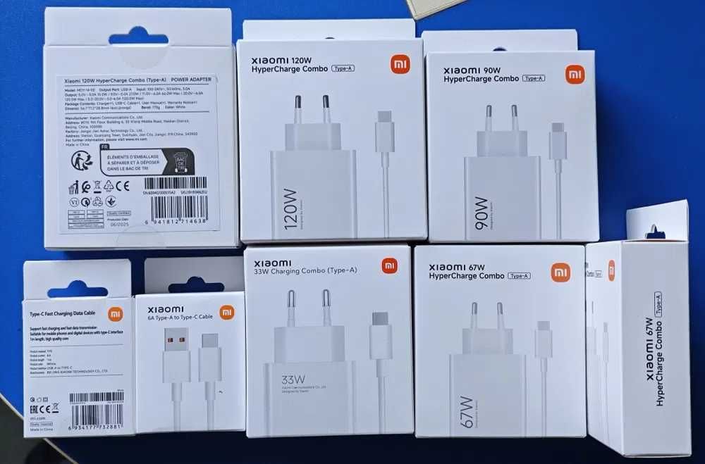 Оригінал Кабель шнур провод Xiaomi 1м 120W 67W 33W Mi Turbo Redmi Poco
