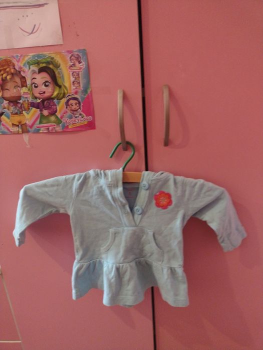 Bluza dziewczęca z falbanką