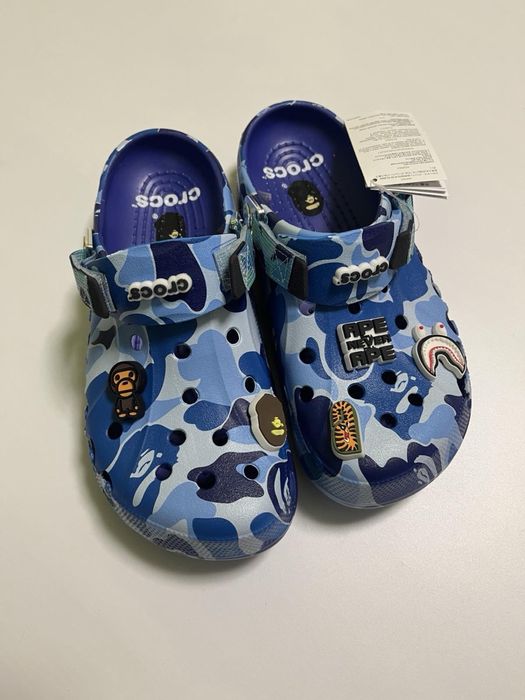 Crocs bape aape baby milo balenciaga supreme chrome hearts кроксы