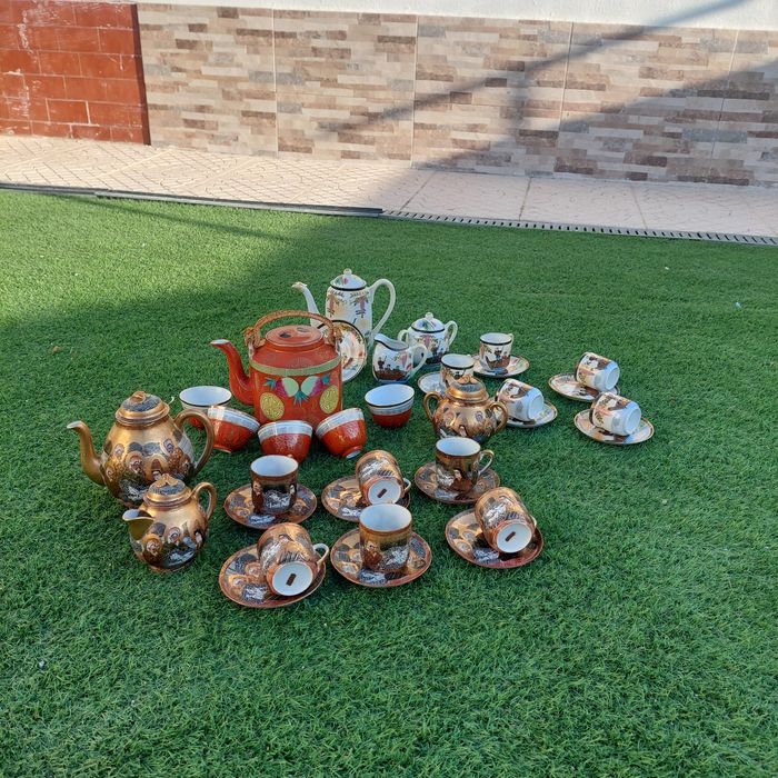 Loiça chinesa serviços de chá