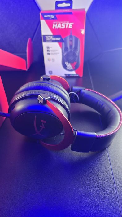 Kit Gaming HyperX | Pulsefire Haste 59g + Cloud II + Caixa