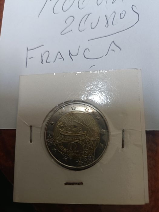 Coleções de moedas belas de 2euros podendo negociar