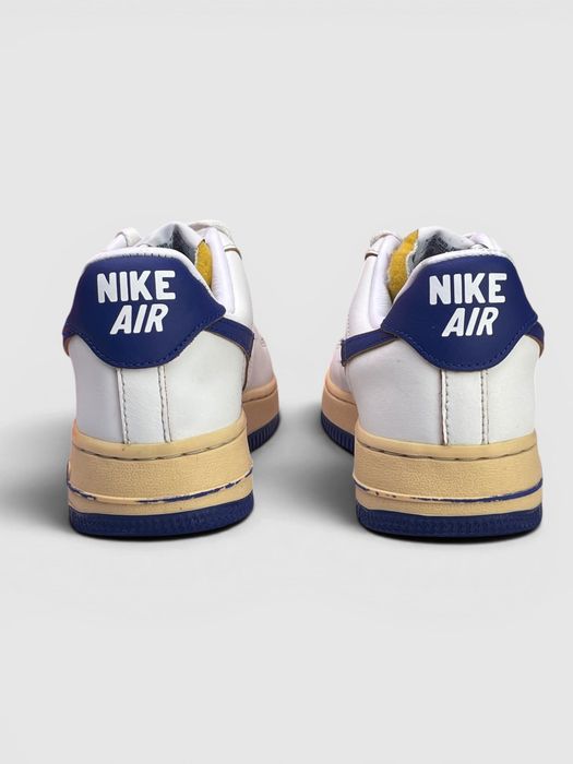 Buty Sportowe Nike Air Force 1 Low Kremowy Granatowy Rozmiar 38