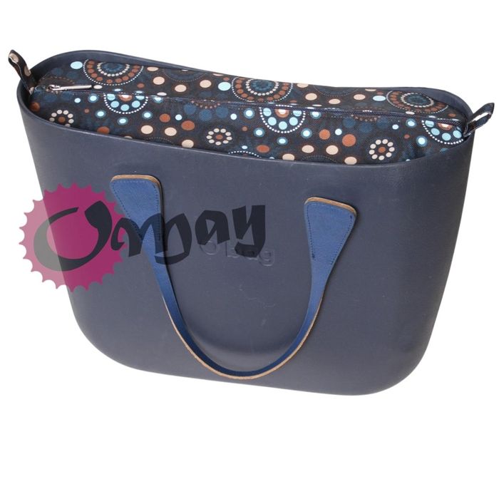 Granatowy organizer do OBAG STANDARD chocomay beż brąz VIP wkład OMAY
