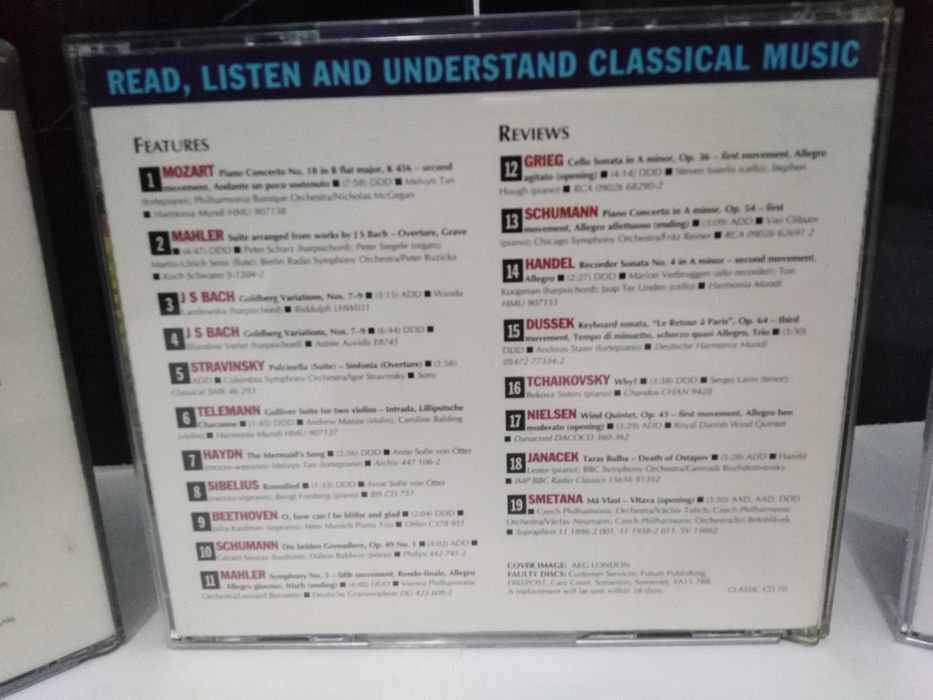 Conjunto de 3 Cds Musica Classica  (Individual 2,50€).