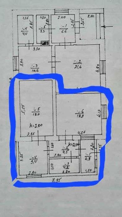 Шпола, центральна вулиця, продаж частини домоводіння!