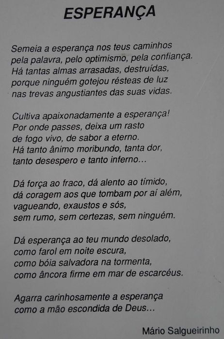 Gotas de Esperança de Mário Salgueirinho
