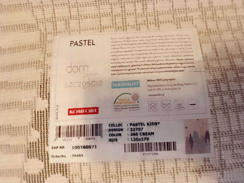 Dywan Pastel Peaks KOMFORT 120 cm x 170 cm