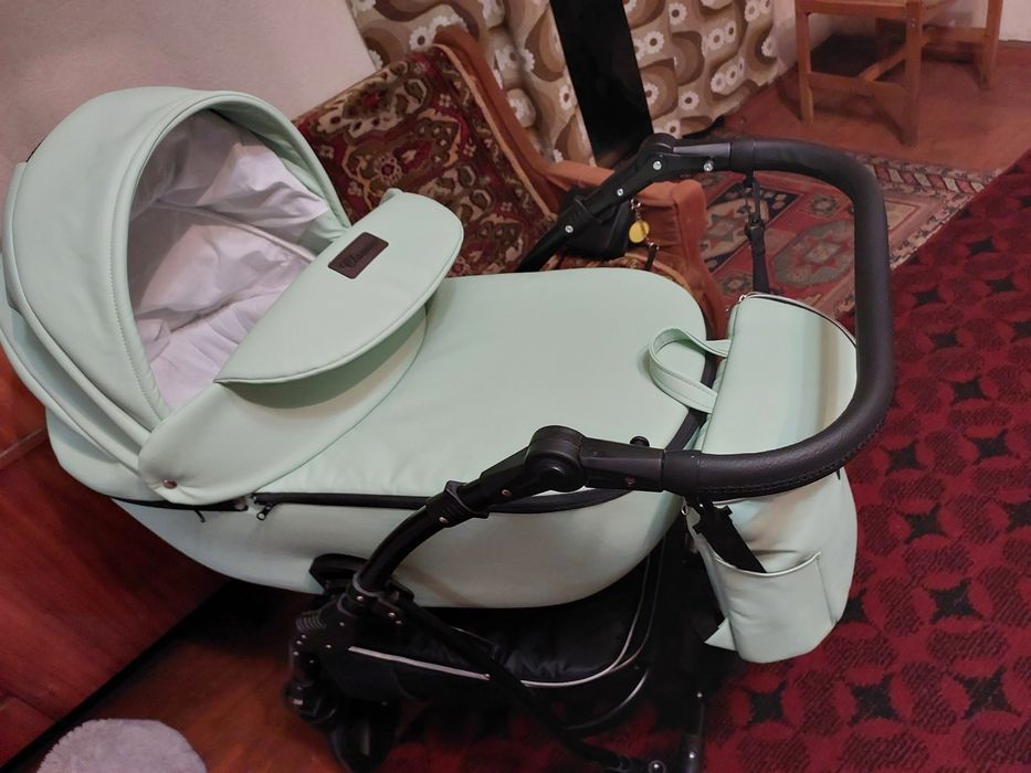 Дитячий візочок 2в1 victoria gold classic(люлька + прогулянковий блок)